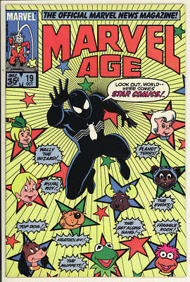 Marvel Age #19 Spider-Man Black Costume 1984 NM(+)