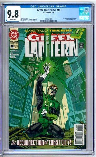 Green Lantern V3 #48 CGC Graded 9.8 NM/MT 1st Kyle Rayner DC Comics 1994