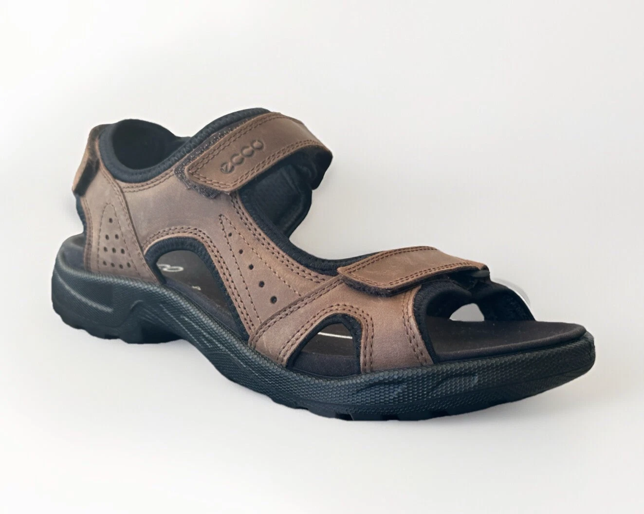 Ecco Uomo Taglia 11 Exowrap Off Road Sport Sandalo Fibbia Cinturini Fluidform Vetiver