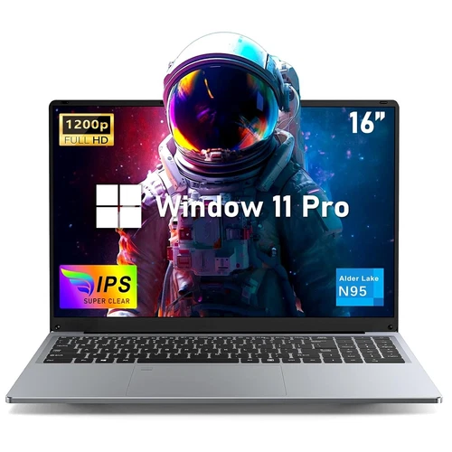 NIAKUN NY-02 16 inch Laptop, Intel N95, 16GB RAM, 1TB SSD, Win 11 Pro