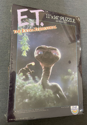 NEW&SEALED 1982 CRAFT MASTER 60 PC JIGSAW PUZZLE ''E.T. THE EXTRA-TERRESTRIAL''