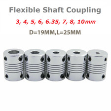 3/5/6/6.35/8mm Flexible Shaft Coupling Rigid CNC Stepper Motor Coupler Connector