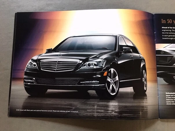 2011 Mercedes Benz S-Class S400 S550 S600 20-page Sales Brochure Catalog Hybrid - Image 3 of 4