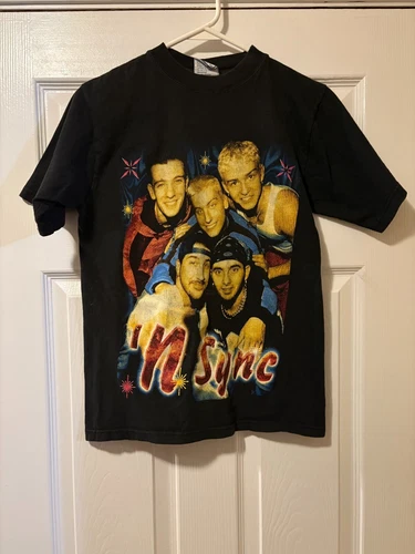 N'sync Rap Tee SHIRT DOUBLE SIDED Unisex Small PIT T Vintage vintage concert t-shirt, vintage, size S, single stitch, B+ condition