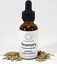 ROSEMARY Herbal Supplement / Liquid Extract Tincture / Rosmarinus officinalis