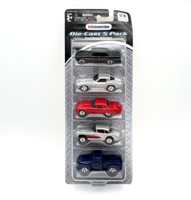 Kid Connection Diecast 5 Pack #16 Cruise Night Muscle Cars & Trucks Maisto - NEW