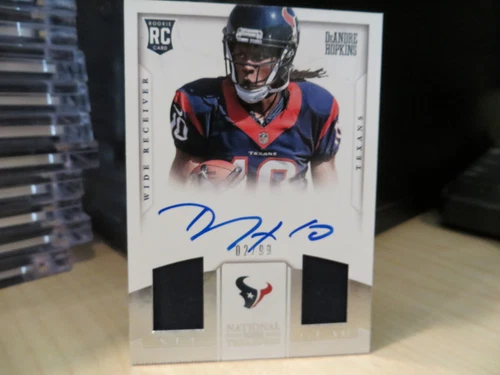 National Treasures Gear Rookie Autograph Jersey Texans DeAndre Hopkins 2/99 2013