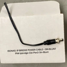 Isonas IP-Bridge Power Cable - 3" Network Cable (IPbridge-Cbl-Pwr2-3in-Blunt)
