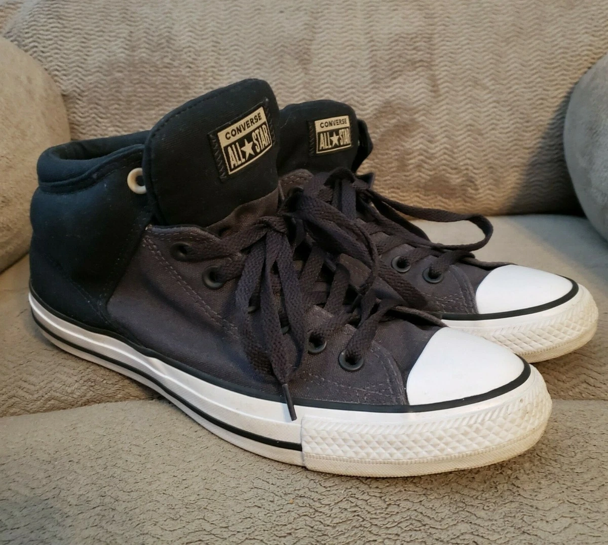 Converse Star High Top Shoes Sneakers Mens 9 Womens 11 White | eBay