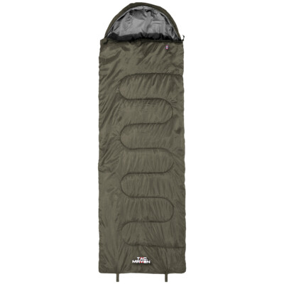 TAC MAVEN Sentinel Schlafsack 220g Camping Wandern Geräumig Erwachsene RAL 7013