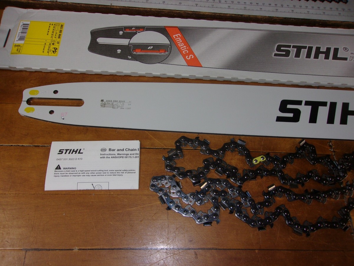 ばー STIHL Rollomatic Super E 32 in. Chainsaw Bar Mfr