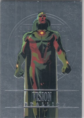 2023 Fleer Ultra Marvel Midnight Sons Insert Medallion VISION #46