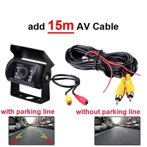 Reverse Camera 4 Pin AV Port IR Night Backup Camera For Truck/Trailer/RV/Heavy - Picture 11 of 32