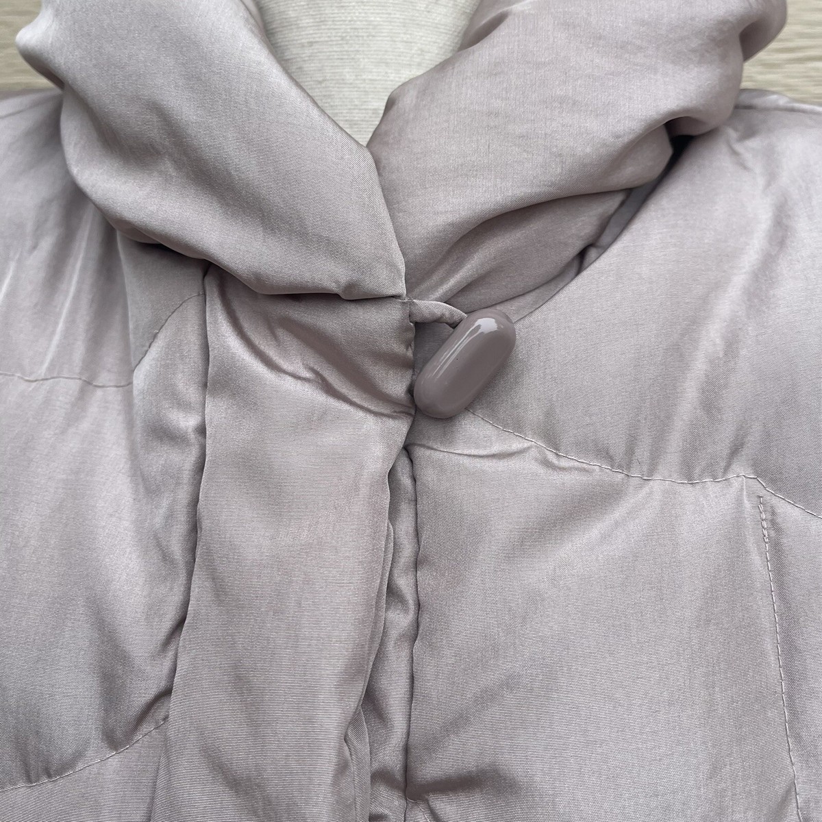 J. GALLERY Taupe Beige Down Coat Parka Jacket Quilted Puffer J. GALLERY Taupe Beige Down Coat Parka Jacket Quilted Puffer