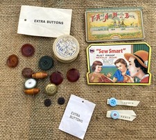 Lot Junk Drawer Lot Of Misc. Vintage Stuff ,Sewing Smart Needle Book  lot 36