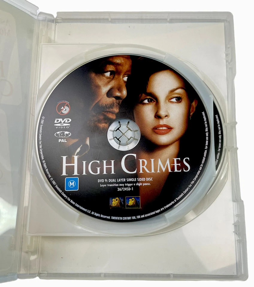 High Crimes & Courage Under Fire Judd Freeman Washington Ryan 2Disc DVD R4 M PAL - Image 3 of 4