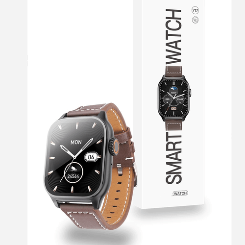 Hoco Y17 51mm Smart Sports Watch Call Version (Black) With Active Tracking - 第 1/9 張圖片