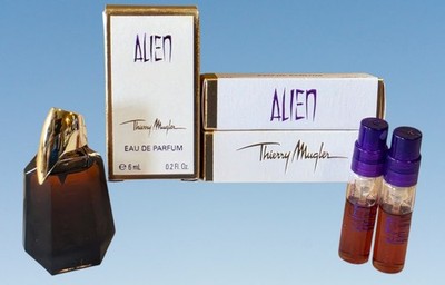 Mugler Alien Eau de Parfum Splash Deluxe Sample 6ml + 2 Parfum 1.5ml 