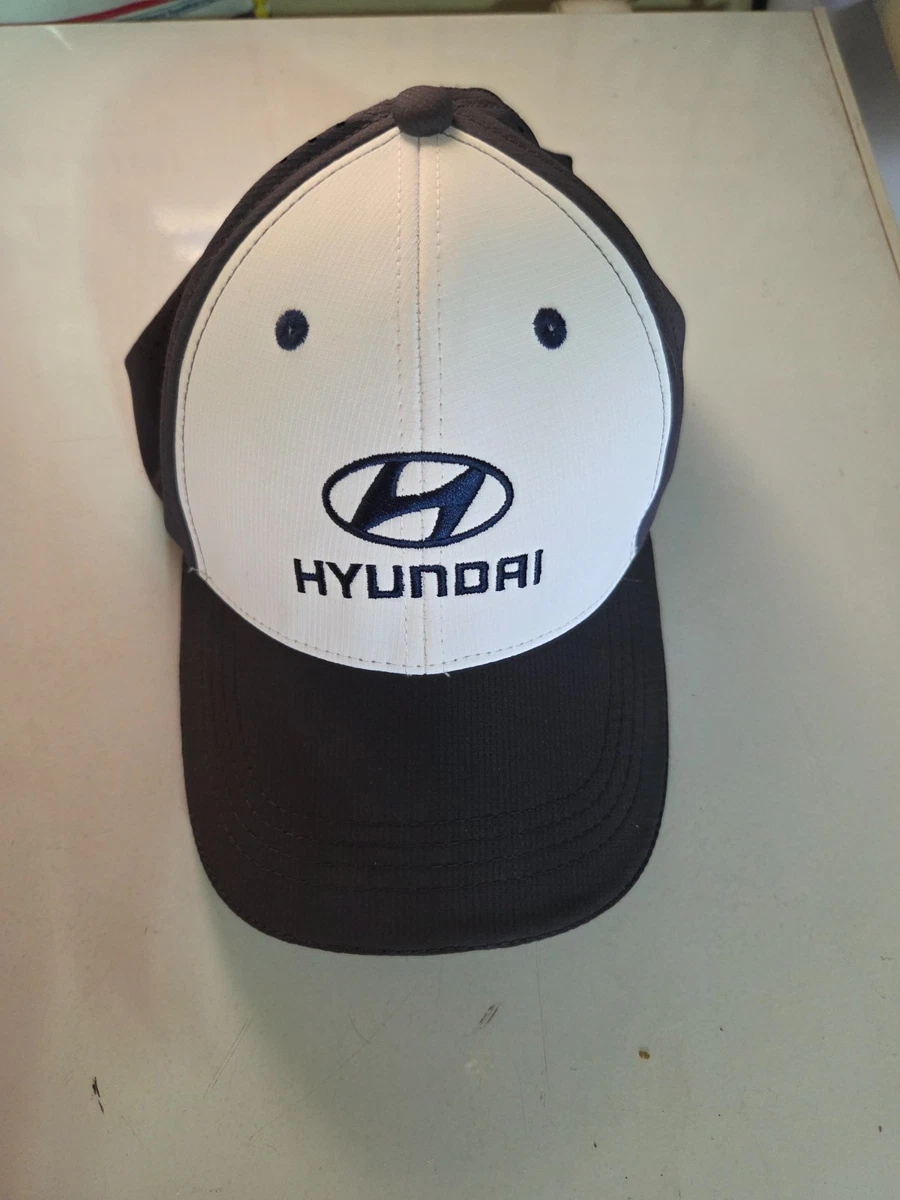 Hyundai Hmd00553 Cappellino Da Baseball Unisex - Beige Con Logo Blu (55/59 Cm) - 3
