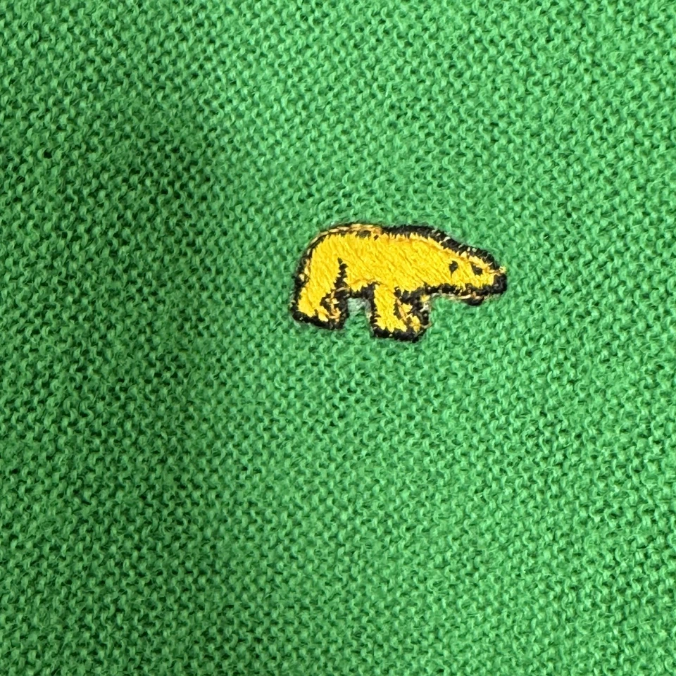 Suéter Vintage Jack Nicklaus Para Hombres Cárdigan Botón Mediano Oso de Golf EE. UU. Años 80 Foto 4 de 4