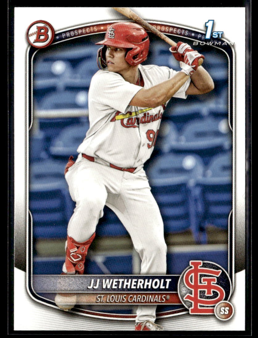 2025 Bowman Prospects Jj Wetherholt #BP-22 NM 1st First