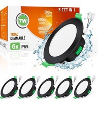 Recessed Ceiling Light Ultra Slim 3CCT Dimmable Downlight Flat Panel Spot UK LED