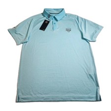 Under Armour Top Golf Polo Shirt Men s Med Blue Short Sleeve Performance New NWT