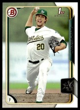2015 Bowman Prospects Seth Streich Rookie Oakland Athletics #BP96