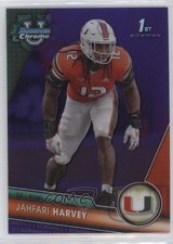 2023 Bowman U Chrome Purple Refractor 146/399 Jahfari Harvey #25 pe8