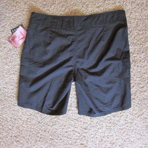 NWT Kanu Surf Marina 14 Swim Cargo Board Shorts Black Longer Leg - Picture 2 of 2