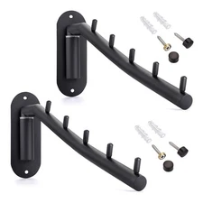 Sumnacon 2 Pcs Stainless Steel Clothes Hanger Rack-Wall Mount Garment Hook wi 