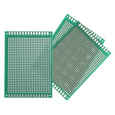 3Pcs Breadboard Solderable Board 100mm x 70mm Green Circuit PCB Board