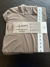 Habit Mens Lightweight Hoodie Sz Small Desert Taupe MSRP 59 New With Tags