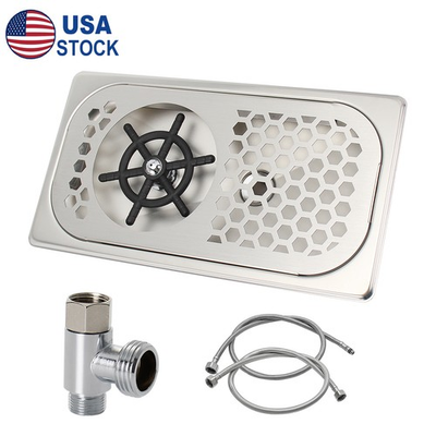 #ad High Pressure Pitcher Glass Rinser Cup Washer Home Hotel Cafe Kitchen Sink $51.57