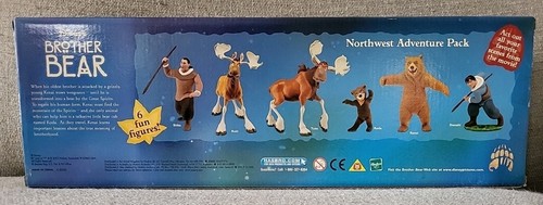 VINTAGE HASBRO RARE KODA BROTHER BEAR FIGURE PLAYSET ADVENTURE NEW - Picture 3 of 4