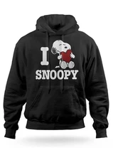 I Love Snoopy Men Women Child Cartoon Knit Hoodie