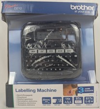 Brother P-Touch D210 Labelling Machine - Black Printer Open Box Never Used