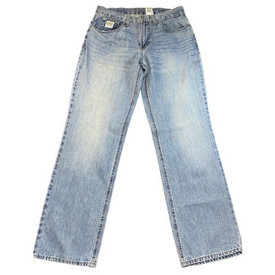 Cinch White Label Mens Relaxed Fit Light Wash Denim Jeans 34x34