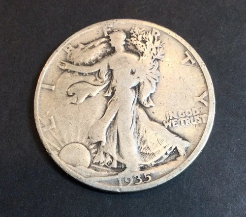 1935 D Walking Liberty Silver Half Dollar- (WH-3)