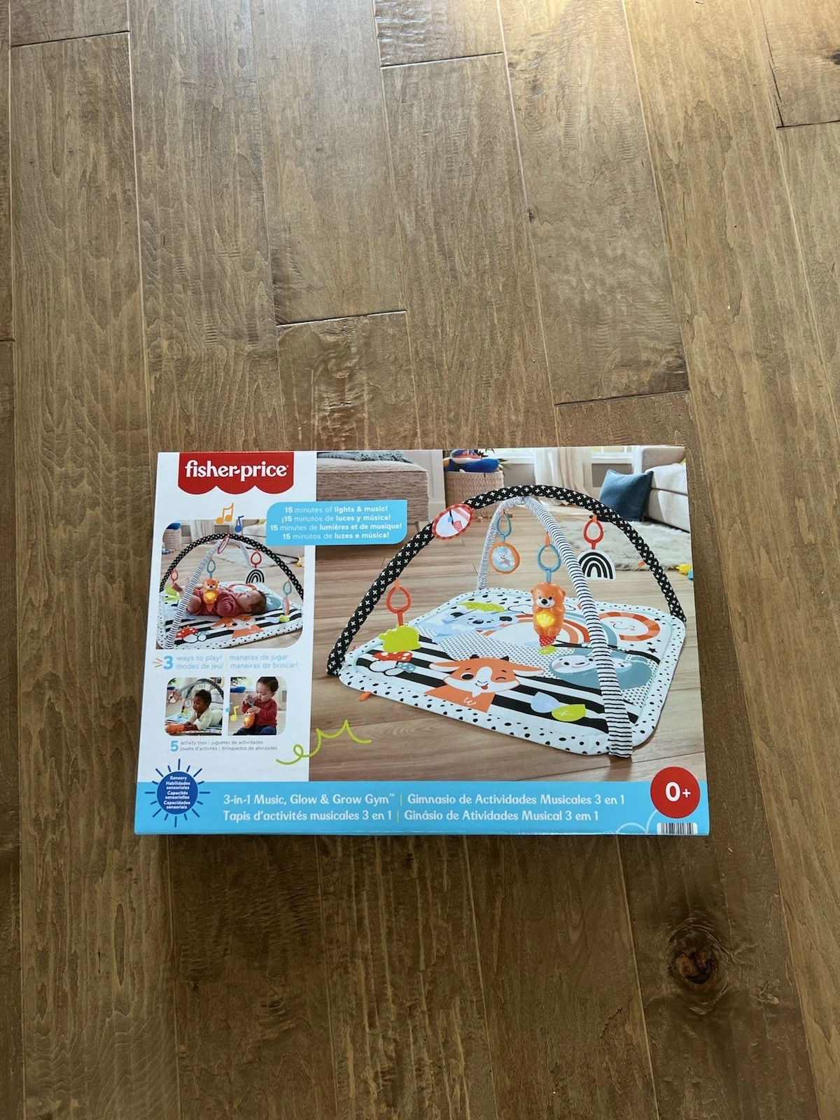 Fisher-Price 3-in-1 Music Glow and Grow Gym Washable Infant Activity Playmat-NIB
Opens in a new wind