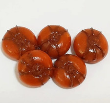 100 Dollhouse Miniature Halloween Spider Donuts *Doll Food Barbi Decor Wholesale