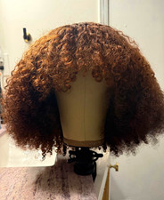 Virgin Human Hair Curly Lace Front Wig