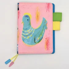 Hobonichi Techo Planner Notebook Cover Ryoji Arai Bird Original A6 Lightly Used