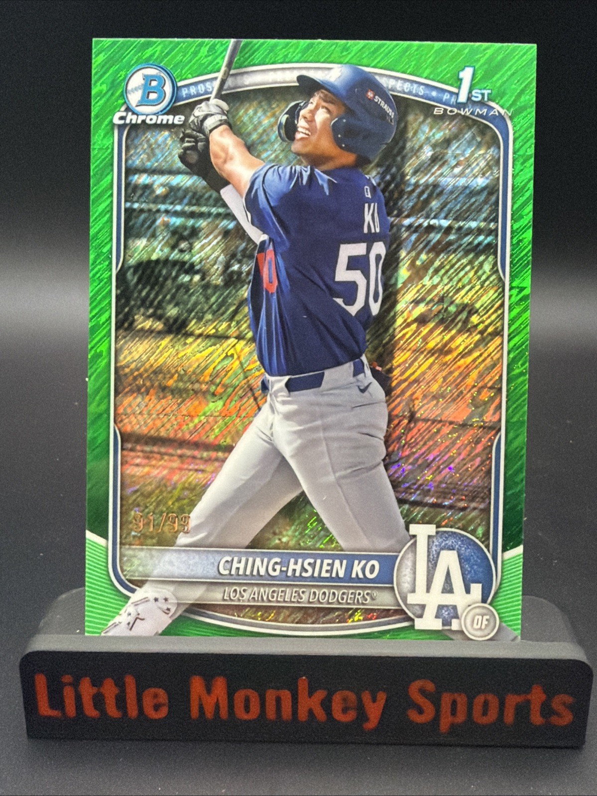 2025 Bowman Chrome - Prospects Ching-Hsien Ko #BCP-224 Green Shimmer /99