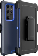 For Samsung Galaxy S22 Ultra Only  Shockproof Defender  Case Wi/ Belt Clip