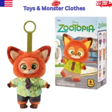MINISO Zootopia Nick Plush Toy Charm Confirmed Blind Box Pendant Best Gift