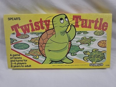 TWISTY TURTLE SPIEL von Spear's Games 1982 Vintage Kinder-/Familienspiel, komplett