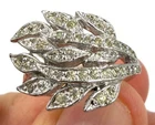 Panetta Rhinestone or CZ Ring - Marked PANETTA and STER-SHANK - Size 6