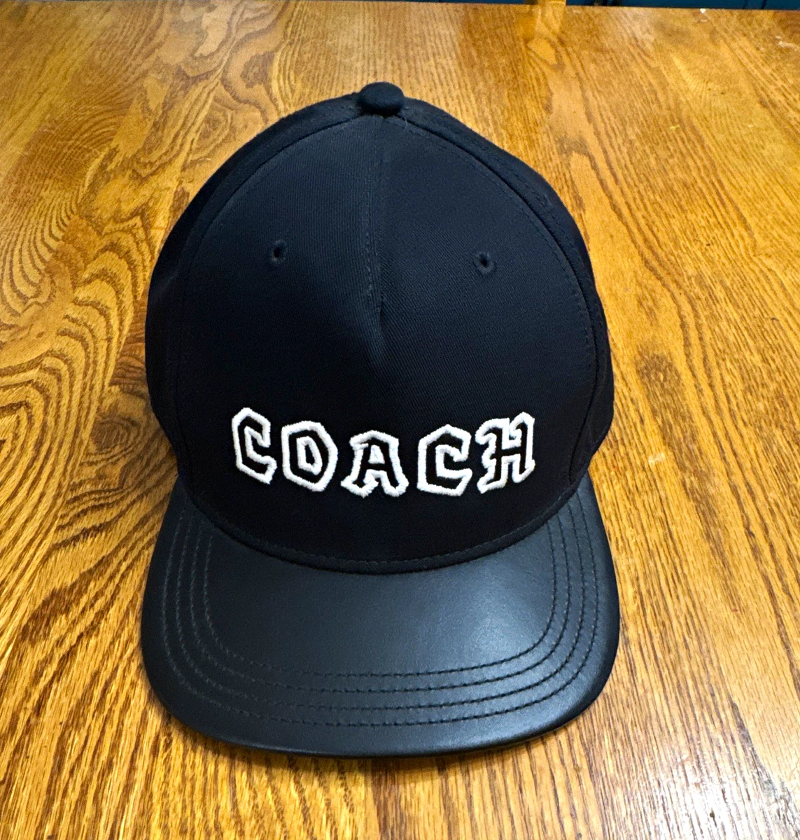 Coach 皮革帽子男士| eBay