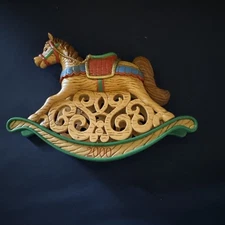 Vintage Christmas Tree Ornament Rocking Horse Eckerd Holiday Classics 2000